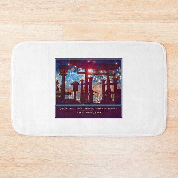 Item preview, Japan Pavilion, Fireworks Attraction, EPCOT, World Showcase, Walt Disney World, Florida designed and sold by AMacGPhilly.