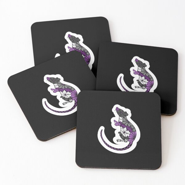 Item preview, Mouse - Asexual Flag STICKER designed and sold by HannahReeStudio.