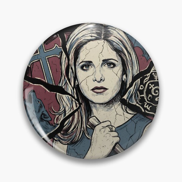 Item preview, Sunnydale High Buffy Summers – Retro Slayer Portrait designed and sold by Senpaiwaves.