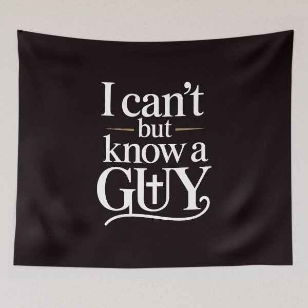 Item preview, I Can't But I Know A Guy Jesus T-Shirt – Cool Christian Quote designed and sold by Redgiant87x.