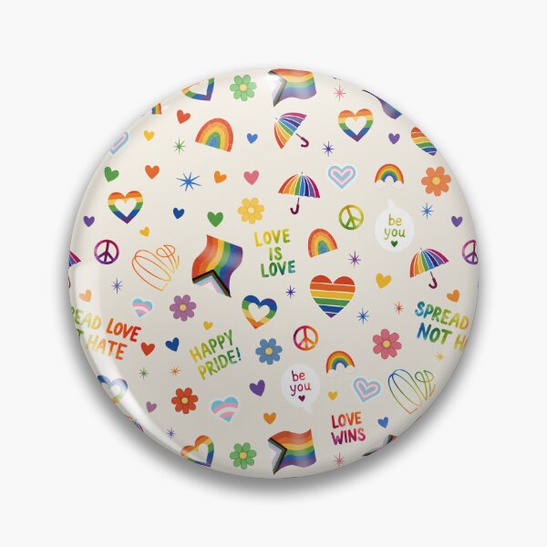 Item preview, Love Is Love Pride Seamless Pattern designed and sold by VillageVVitch.