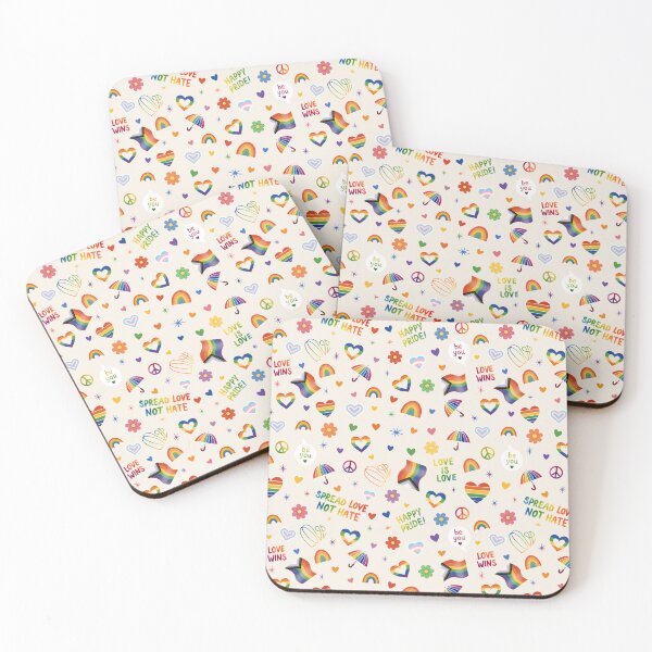 Item preview, Love Is Love Pride Seamless Pattern designed and sold by VillageVVitch.