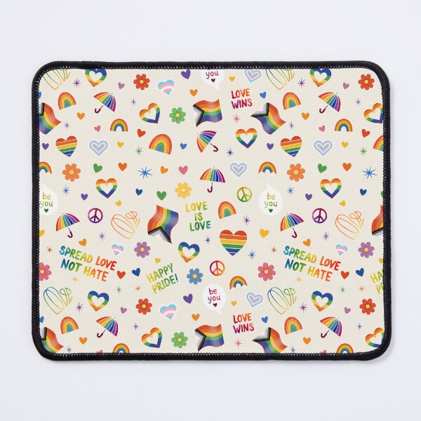 Item preview, Love Is Love Pride Seamless Pattern designed and sold by VillageVVitch.