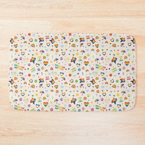 Item preview, Love Is Love Pride Seamless Pattern designed and sold by VillageVVitch.