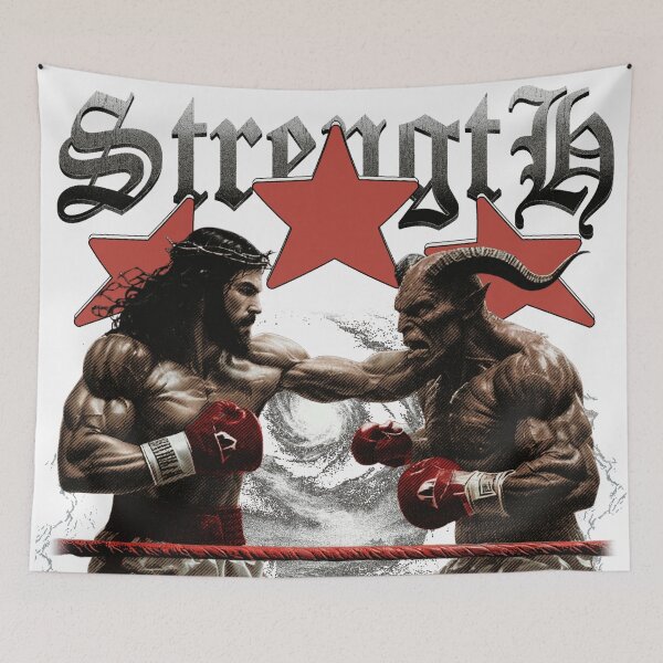 Item preview, Jesus vs. Satan designed and sold by NF Designs Studio DTF.