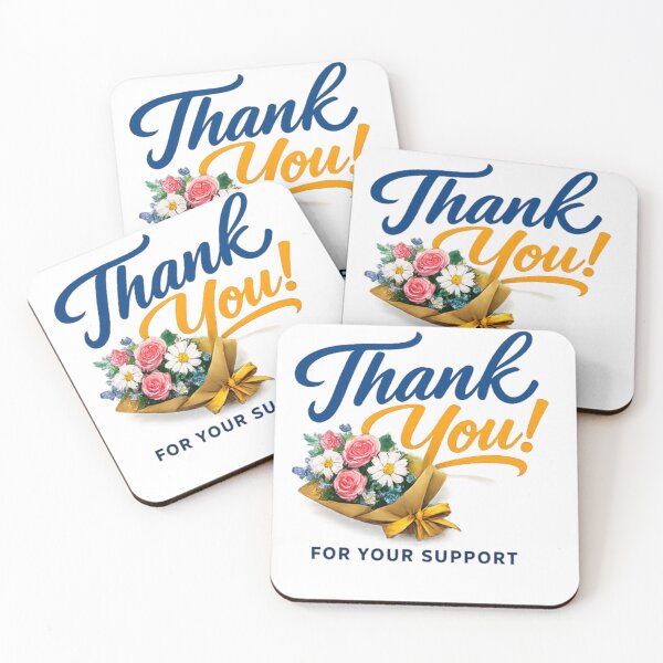 Item preview, Oil Painting Flower Bouquet Thank You Typography designed and sold by Log77.
