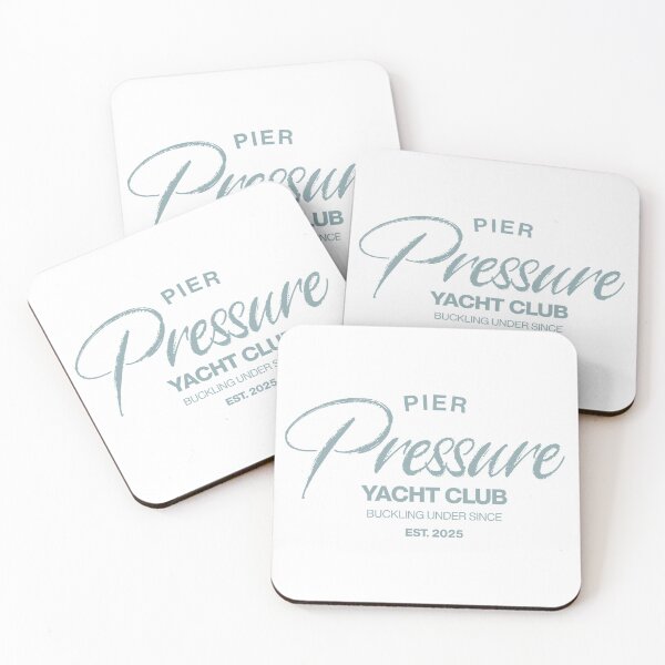 Item preview, Pier Pressure Yacht Club Funny Boating Pun designed and sold by GraphicsMark.