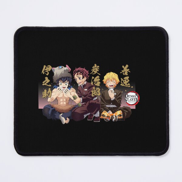 Item preview, Zenitsu Inosuke Riceball Anime Graphic Poster Design designed and sold by Emieltenberg.