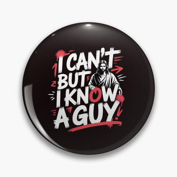 Item preview, I Can't But I Know A Guy Jesus T-Shirt – Christian Humor and Faith designed and sold by Redgiant87x.