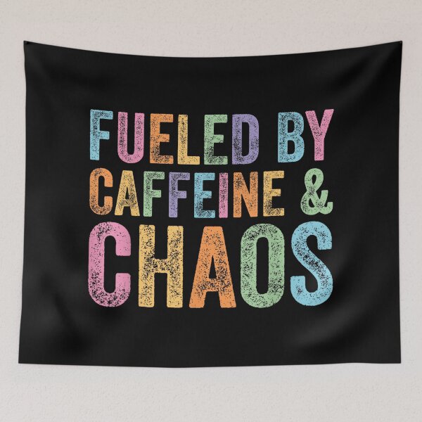Item preview, Fueled By Caffeine And Chaos Funny Mom Coffee Lovers Woman designed and sold by AndersonLFernan.
