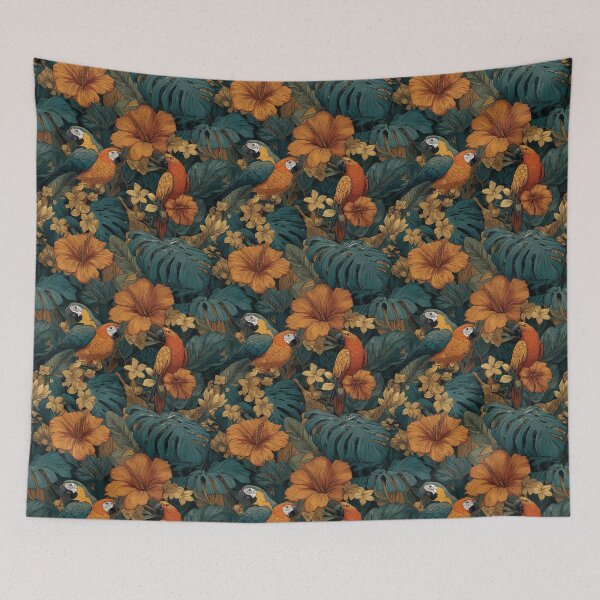 Item preview, Chic Tropical Floral  - Birthday Flower Print  - Housewarming Gifts designed and sold by RoyalStarsPatts.