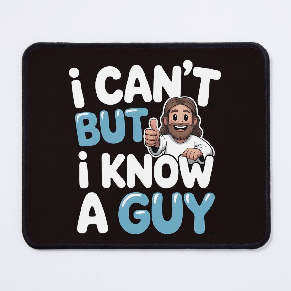 Item preview, I Can't But I Know A Guy Jesus T-Shirt – Inspirational Jesus Faith designed and sold by Redgiant87x.