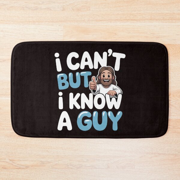 Item preview, I Can't But I Know A Guy Jesus T-Shirt – Inspirational Jesus Faith designed and sold by Redgiant87x.