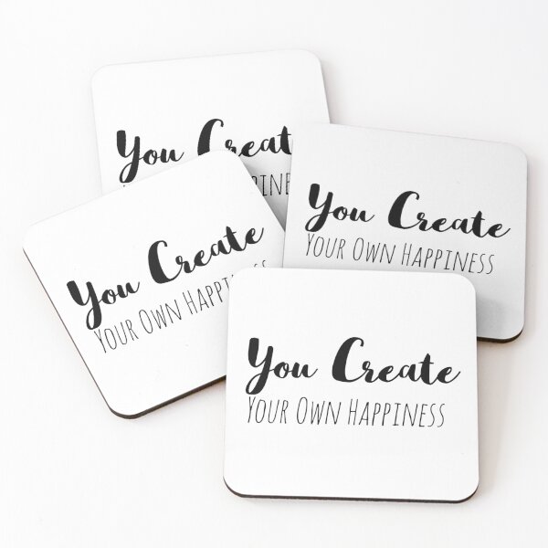 Item preview, You Create Your Own Happiness – Empowerment Affirmation designed and sold by Camila  Ardila.