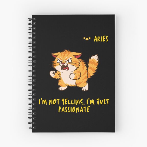 Item preview, Aries Cat - My Passion Is Not Fury designed and sold by ContigoART.