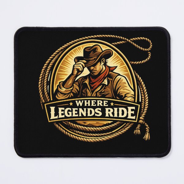 Item preview, Where Legends Ride designed and sold by RisingWolfStudio.