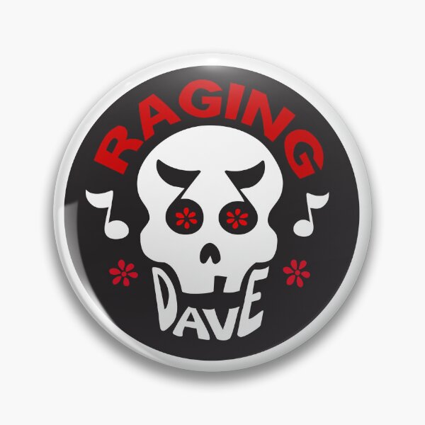 Item preview, Raging Dave Skull designed and sold by donar.