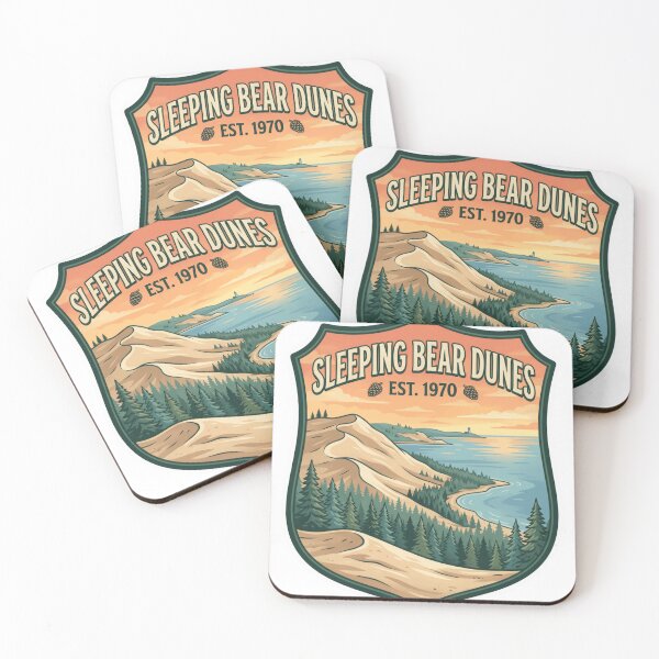 Item preview, Sleeping Bear Dunes Est. 1970 Michigan National Park Travel Souvenir designed and sold by Simsimah26Parks.