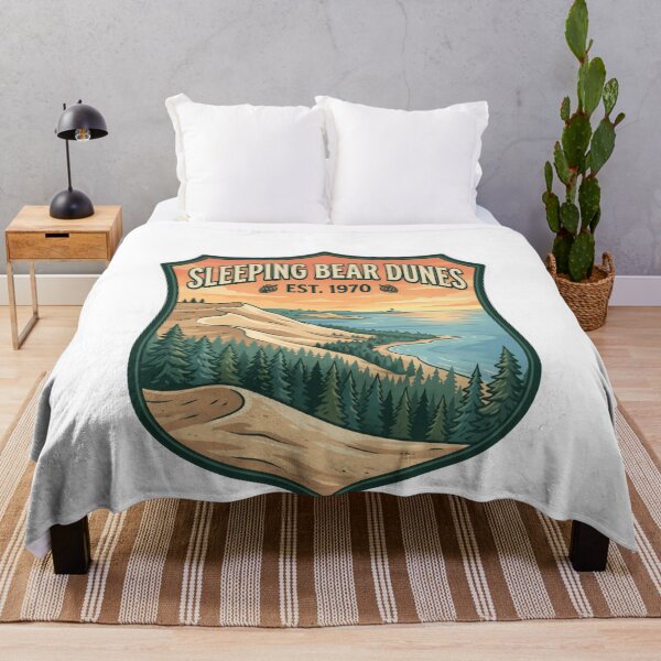 Item preview, Sleeping Bear Dunes Est. 1970 Michigan National Park Travel Souvenir designed and sold by Simsimah26Parks.