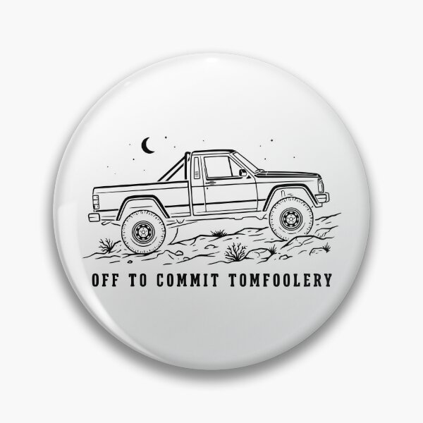 Item preview, Off To Commit Tomfoolery Comanche MJ - Funny Retro Night Off-Road designed and sold by Off-Road-Zone.