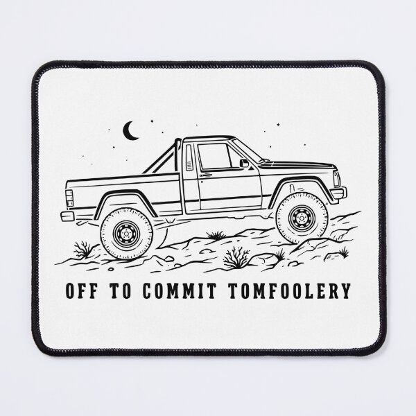Item preview, Off To Commit Tomfoolery Comanche MJ - Funny Retro Night Off-Road designed and sold by Off-Road-Zone.
