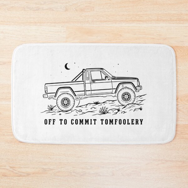 Item preview, Off To Commit Tomfoolery Comanche MJ - Funny Retro Night Off-Road designed and sold by Off-Road-Zone.