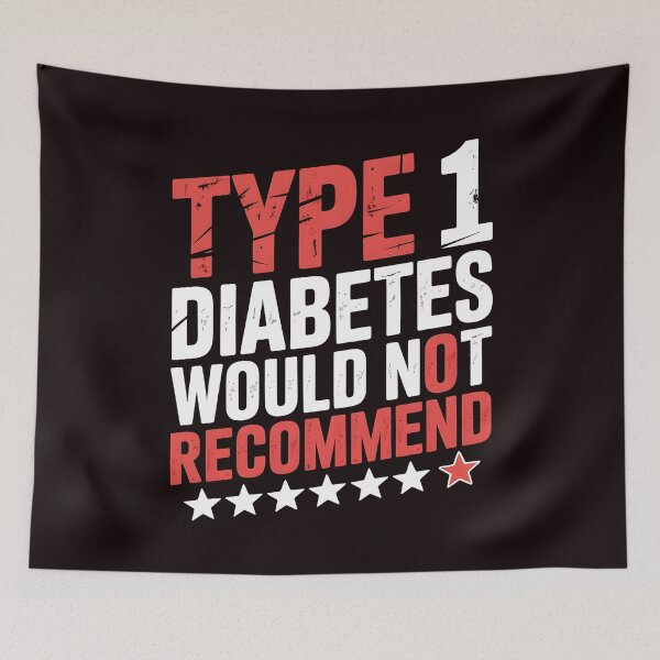 Item preview, Type 1 Diabetes Review T-Shirt – One Star Diabetes Rating Would Not Recommend Funny T1D Awareness designed and sold by Redgiant87x.