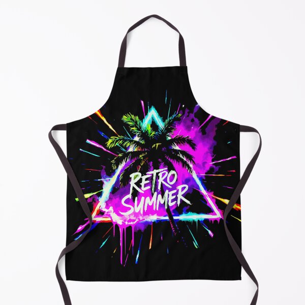 Item preview, Neon Sunset Shirt – Retro Vaporwave Beach Palm Trees Graphic Tee designed and sold by VikArtStudio.