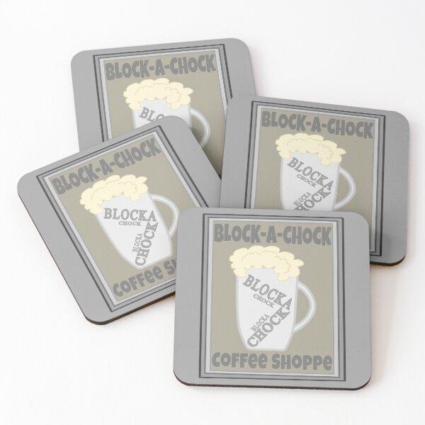 Item preview, Block A Chock Coffee Shoppe designed and sold by Odd-Squared.