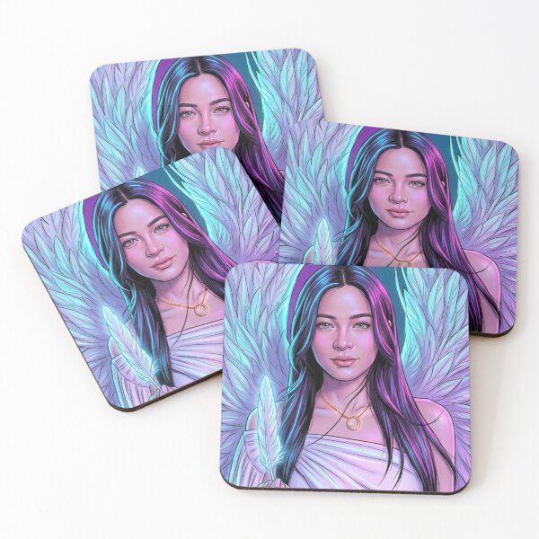 Item preview, Angelic Wings Neon Thai GL Tv Series Lgbtq+ WLW Decor Poster Print Art Comic designed and sold by Mind Space.