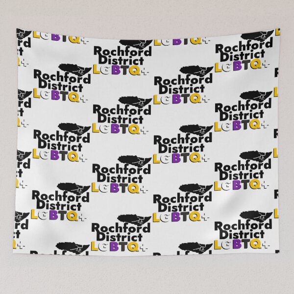 Item preview, Rochford District LGBTQ+ Group Logo - Non binary Flag designed and sold by Rochford District LGBTQ+ Group.