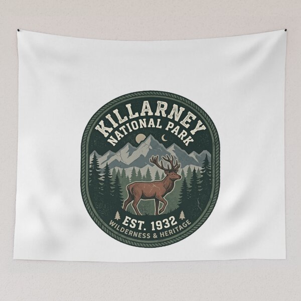 Item preview, Killarney National Park Est. 1932 Wilderness & Heritage Ireland Traveler Hiker Nature Lover designed and sold by Simsimah26Parks.