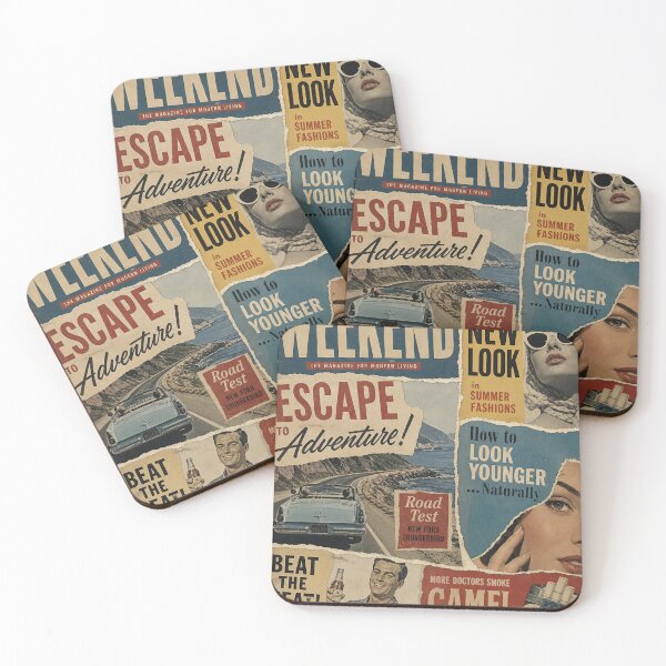 Item preview, Retro Rag — Vintage Magazine Collage designed and sold by Jandedan.