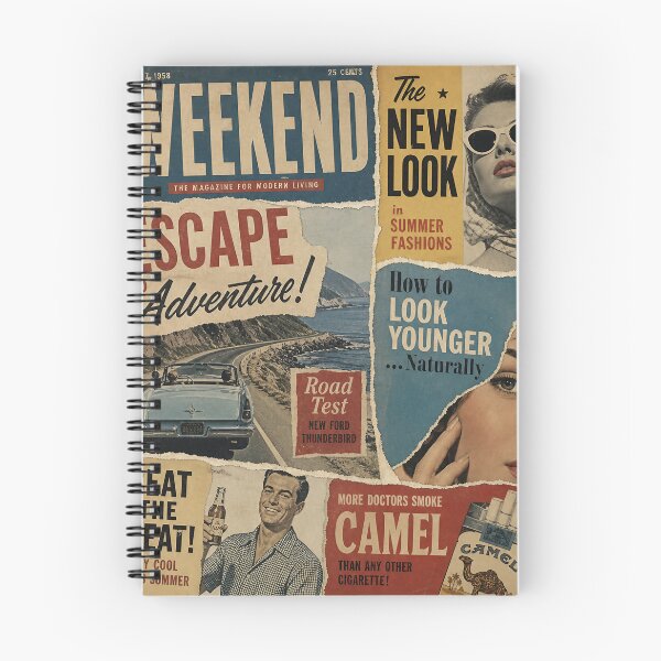 Item preview, Retro Rag — Vintage Magazine Collage designed and sold by Jandedan.