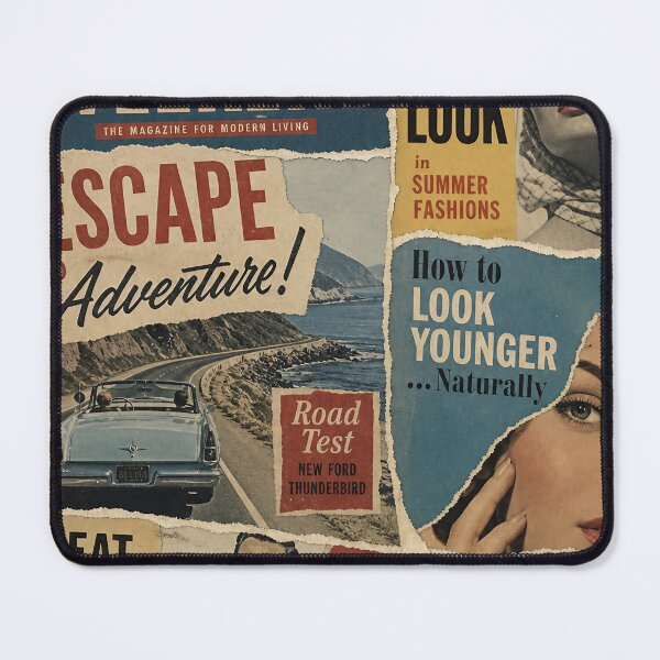 Item preview, Retro Rag — Vintage Magazine Collage designed and sold by Jandedan.