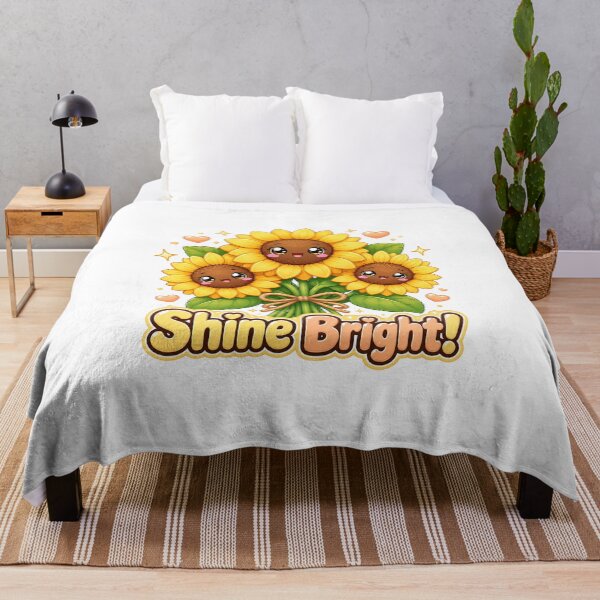 Item preview, Shine Bright Kawaii Sunflowers | Cute Floral Positivity designed and sold by Dulxoz.