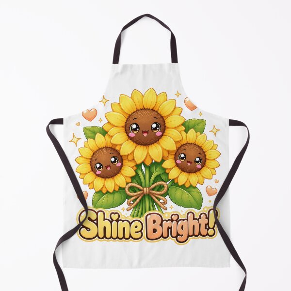 Item preview, Shine Bright Kawaii Sunflowers | Cute Floral Positivity designed and sold by Dulxoz.