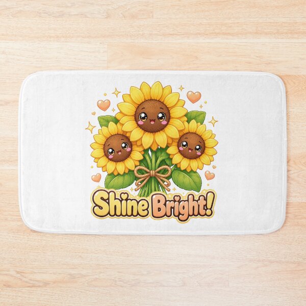 Item preview, Shine Bright Kawaii Sunflowers | Cute Floral Positivity designed and sold by Dulxoz.