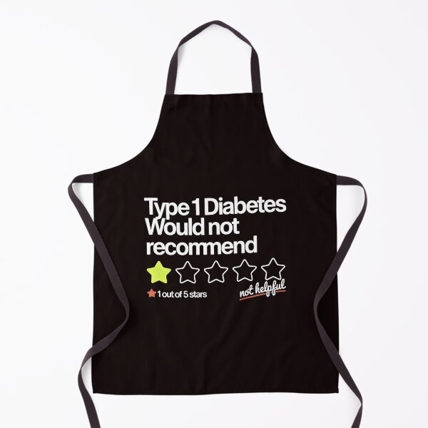 Item preview, Type 1 Diabetes Review T-Shirt – Funny T1D One Star Rating Diabetes Awareness designed and sold by Redgiant87x.