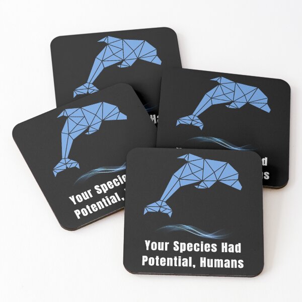 Item preview, Your Species Had Potential – Elegant Dolphin Judgment designed and sold by ContigoART.