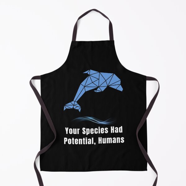 Item preview, Your Species Had Potential – Elegant Dolphin Judgment designed and sold by ContigoART.