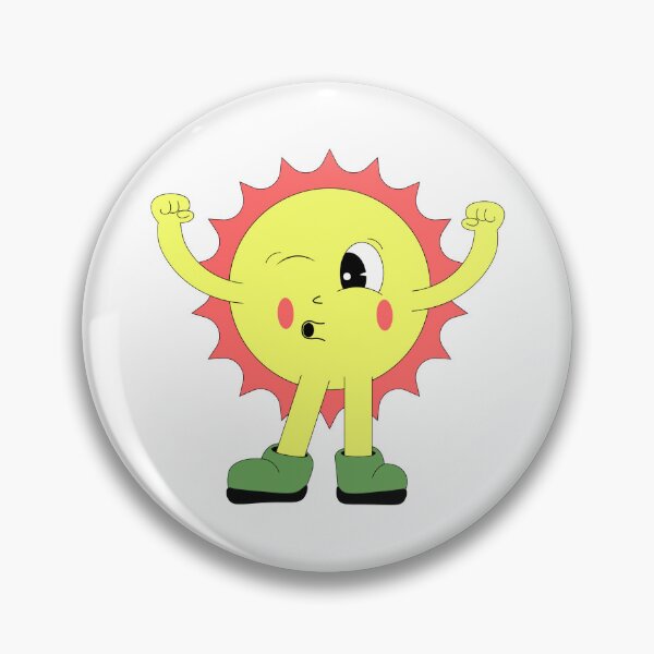 Item preview, Cute Kawaii Happy Sun Sticker Transparent Background designed and sold by NadDot.