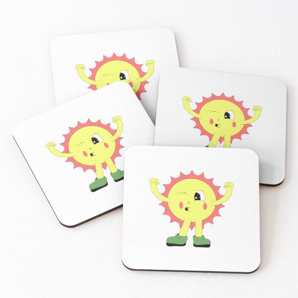 Item preview, Cute Kawaii Happy Sun Sticker Transparent Background designed and sold by NadDot.