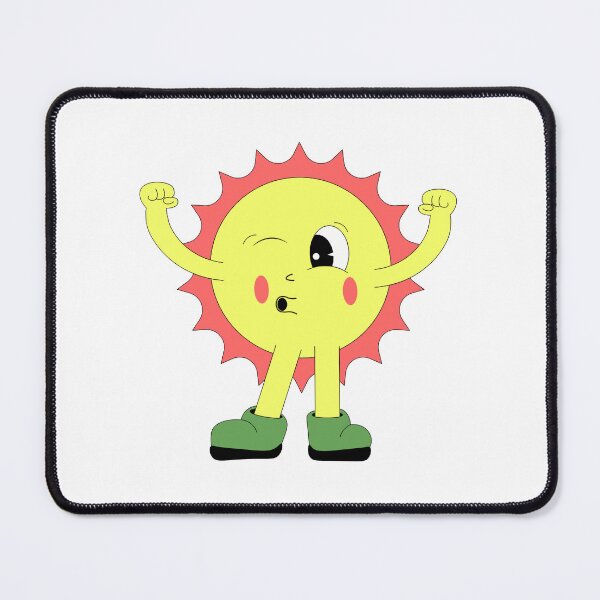 Item preview, Cute Kawaii Happy Sun Sticker Transparent Background designed and sold by NadDot.