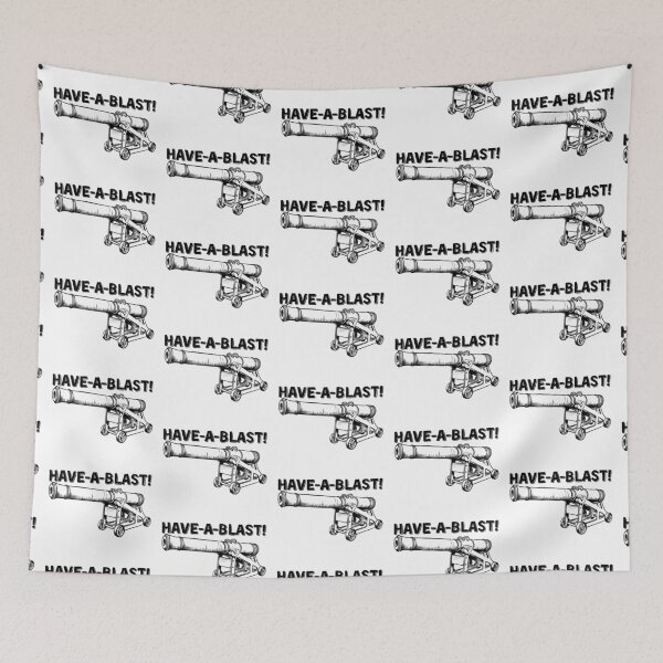 Item preview, Have a Blast! Funny Vintage Cannon Pun designed and sold by Urban Muse And Sultry Hues.