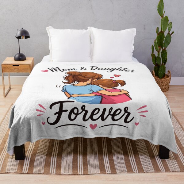Item preview, Mom & Daughter Forever – Cute Mother Daughter Love Illustration designed and sold by MariMarArt.