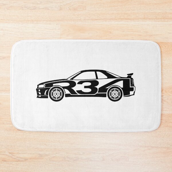 Item preview, R34 GTR Sports Car Silhouette - Modern JDM Drift Tuning  designed and sold by Off-Road-Zone.