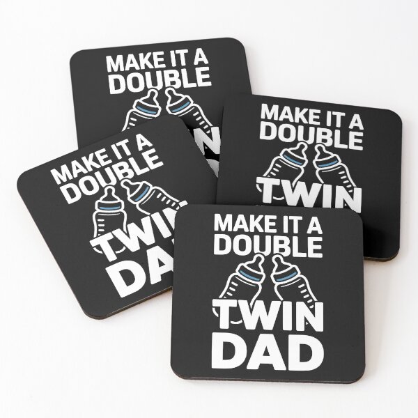 Item preview, Make It A Double Twin Dad Funny Father's Day Gift for Dad Of Twins designed and sold by Say It With Ink.