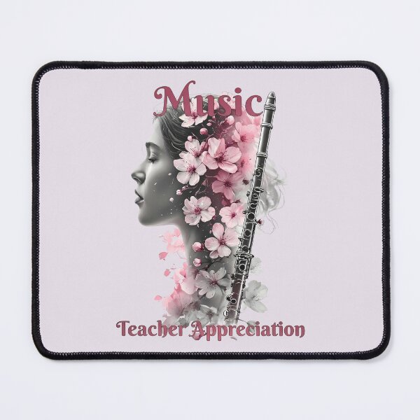 Item preview, Poster with Clarinet and Woman - Music Teacher designed and sold by Art-Arcade6.