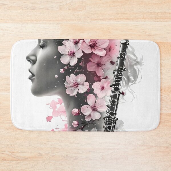 Item preview, Poster with Clarinet and Woman - Music Teacher designed and sold by Art-Arcade6.